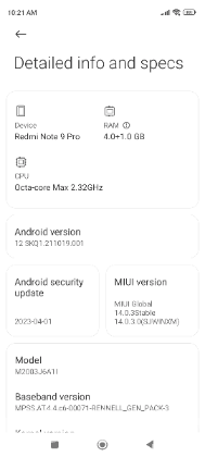 Redmi note 9 pro